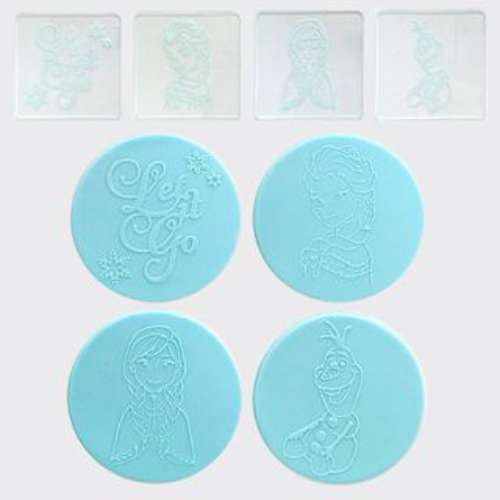 Frozen Debosser Stamps - set of 4